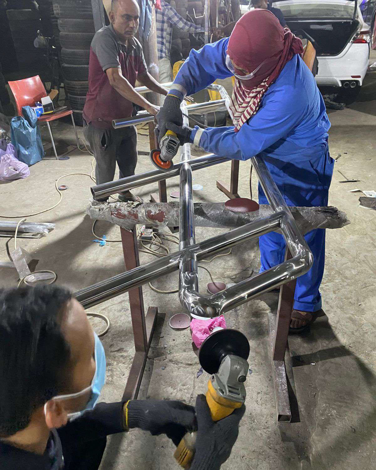 Steel Fabrication & Installation in UAE - F A Y M A Technical Services LLC